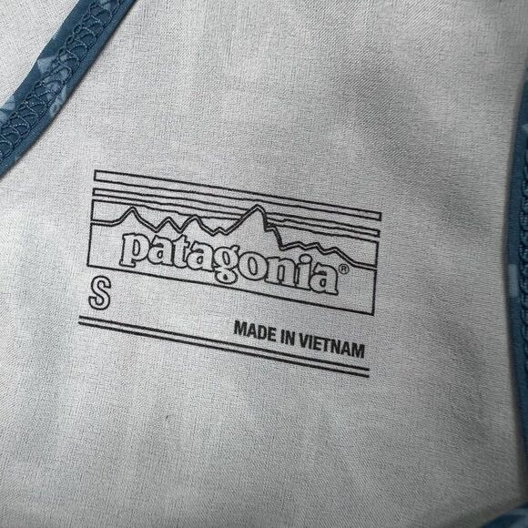 Patagonia Fleetwith Printed Crossback Lightweight Mini Dress Blue Size Small - Picture 4 of 9